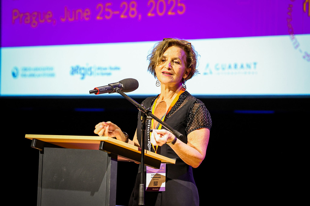 Amanda Hammar During the Opening Ceremony of ECAS 2025