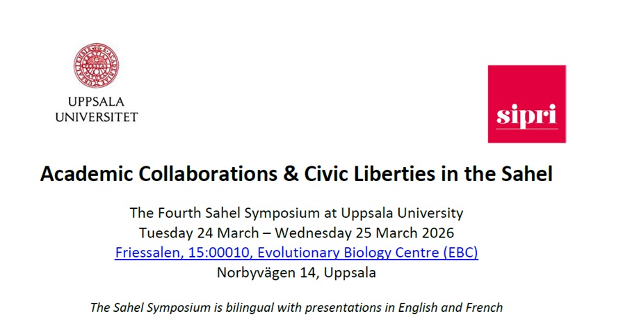 Poster for the Sahel Symposium 2026