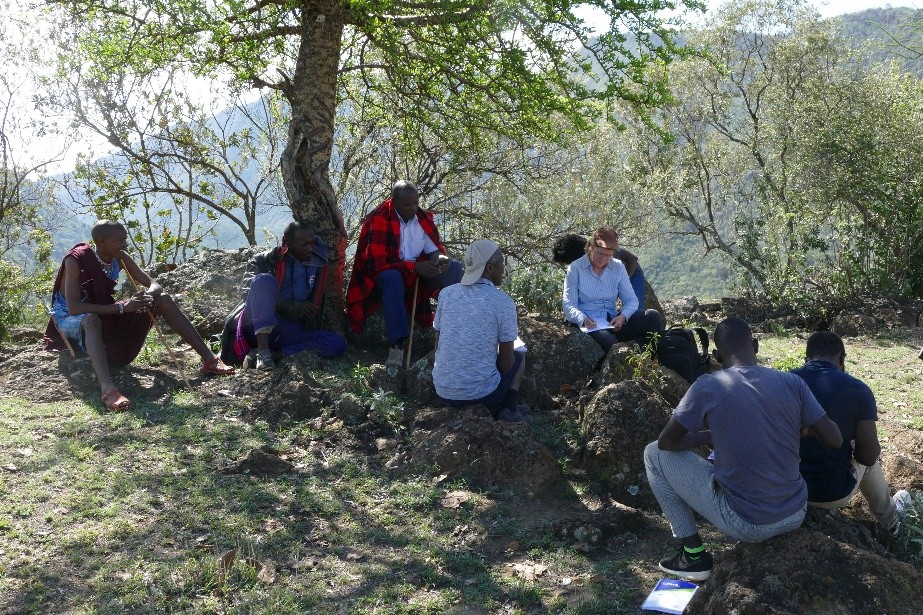 Researchers of the CRC-TRR Future Rural Africa conducting research in Kenya.